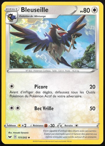 Carte pokémon bleuseille - pokémon,