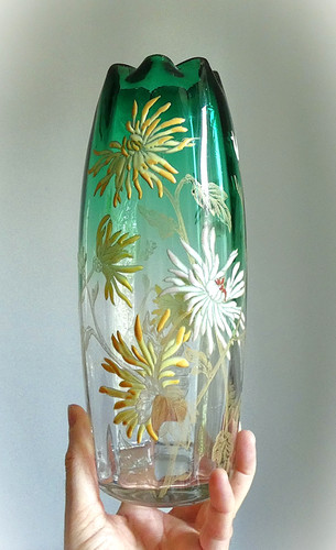 Vase legras olga vert - vase,