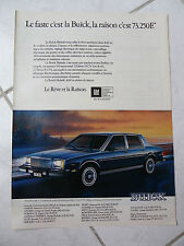 Publicité Buick Skylark 1980 advert presse coupure publicitaire ad