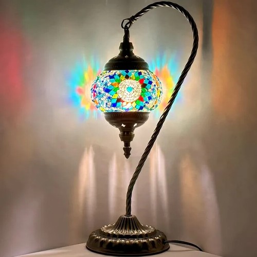 Lampe table colorée - lampe,