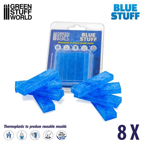 Plastique blue stuff - blue, 8