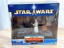Figurine Star Wars A New Hope Death Star Trash Compactor PRINCESS LEIA & CHEW...