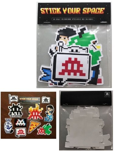 Invader sticker stick - invader, *stick