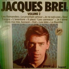 Vinyle 33T  - Jacques Brel -