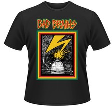 Bad Brains Hardcore Punk Heavy Metal Rock officiel T-shirt Hommes unisexe