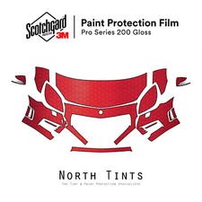 Mercedes Benz SLK55 AMG 2012-2016 3M Pro Séries Prédécoupé Peinture Film Bra Ppf