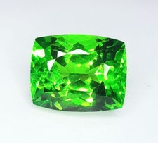 Péridot naturel 19 ct pierre précieuse en vrac certifiée coussin taillé périd...