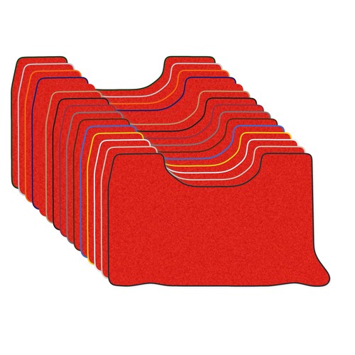 Rouge tapis coffre - rouge,