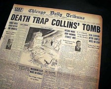 Great Explorer FLOYD COLLINS Trapped in Sand Mammouth Cave KY 1925 Newspaper 