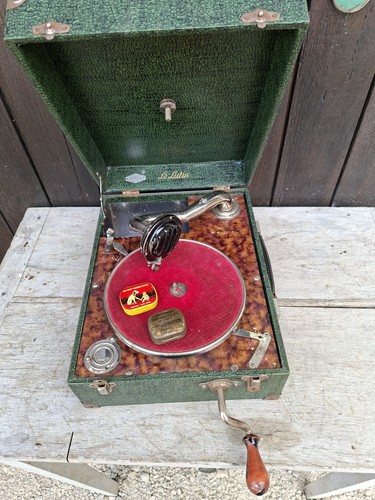 Phonographe tourne disque - tourne,
