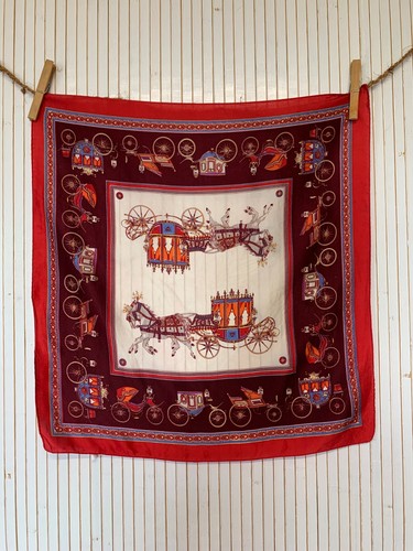 Foulard carré soie - foulard,