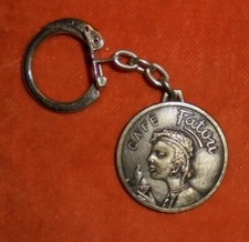 FATOU Profile Oriental Black Women's Coffee Metal Keychain - Very Sexy, But Yes!