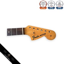 Fender Mustang Neck 1966 Maple Figured Tiger Eye Strongest Vintage Guitar Part