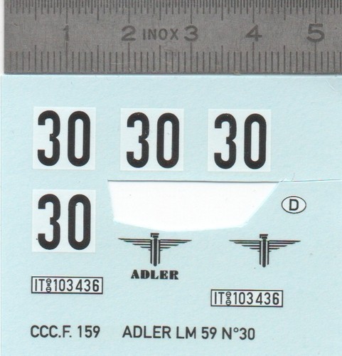 Décalcomanie adler lm - décalcomanie,
