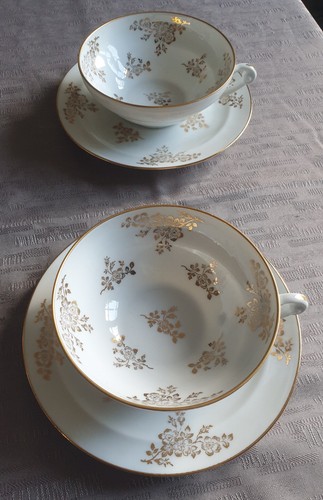 Duo tasses déjeuner décors