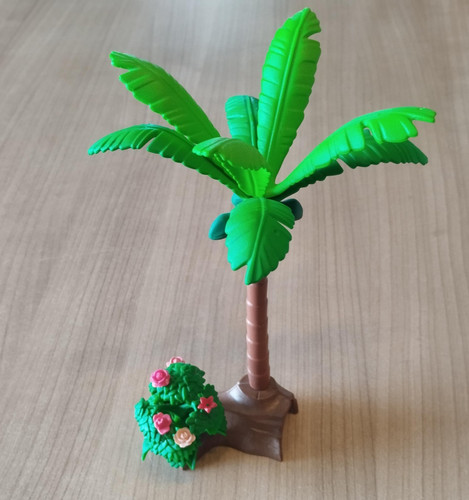 Playmobil lot fleurs arbre - ,