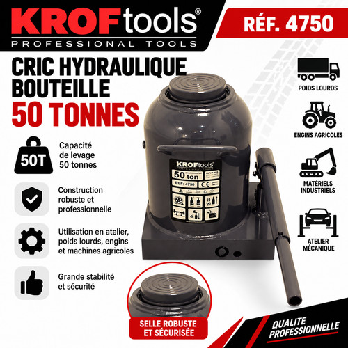 Cric hydraulique bouteille - cric,