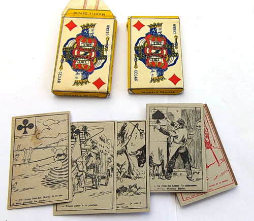 Cartes comiques césar lot - césar, de
