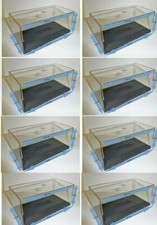 8 Boites Vitrine avec socle pour Miniatures 1/43 Hauteur 6 cm Neuf