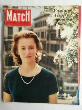 N160 Magazine Paris-Match N°528 23 mai 1959 la princesse Paola, Albert 