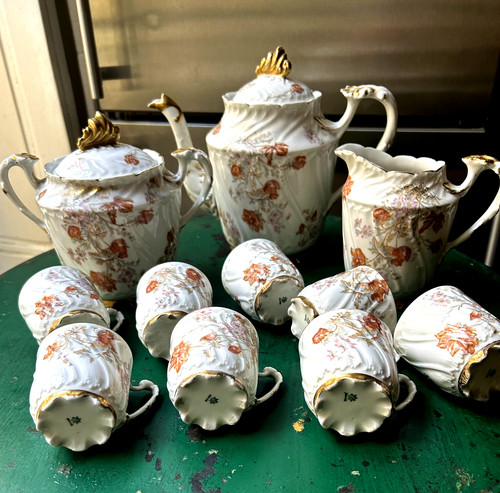 Service cafe porcelaine - cafe, en