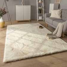Tapis Poils Longs Tapis De Salon Shaggy Imitation Fourrure Lapin Moelleux