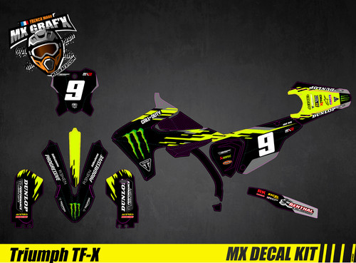 Kit déco moto pour - déco, /