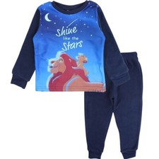 Pyjama garçon. Couleur bleu marine. Le Roi Lion; Taille 6 ans