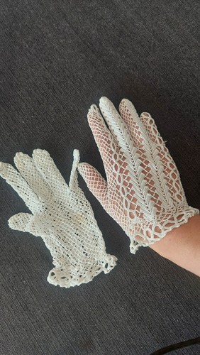 Gants ado crochet fait - gants,