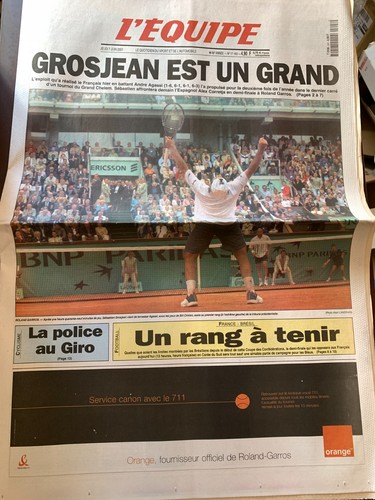 Equipe journal 06 - l'equipe, 7/06/2001