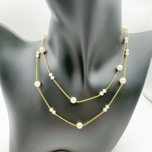 Mikimoto necklace pearl - necklace:,