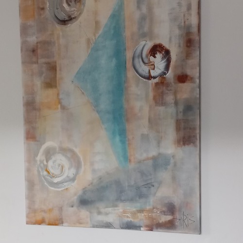 Iris peinture abstraite - iris,