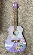 Disney Hannah Montana WASHBURN 3/4 Acoustic Guitar Purple 6 String 2008 Hardwood