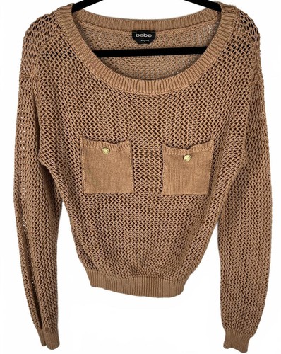 Bebe textured open - open, knit