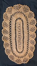 ANTIQUE ECRU HANDMADE CROCHET