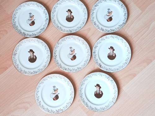 Assiettes dessert - 8, à
