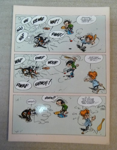 Carte postale gaston lagaffe - postale,