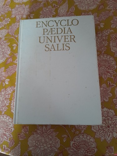 Encyclopédia universalis - encyclopédia,