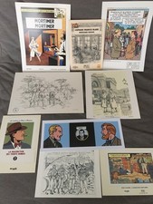 ex-libris Bd Blake et Mortimer