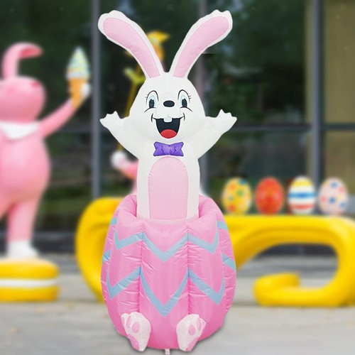 Lapin pâques gonflable - de,