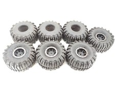 4x MASSIVE 1/5 SCALE RC4WD TSL Bogger Super Swamper Tires & 17mm Hex Wheels +3!