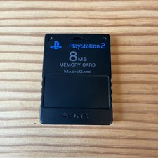 Carte Memoire Officielle Noire Sony Playstation PS2