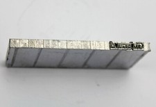 GUISCARD - STAINLESS STEEL PRINTING PLATE / STAMP - CITY FRANCE 5x2.5cm