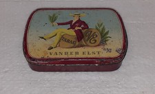 ANCIEN  BOITE A TABAC PUBLICITAIRE BELGE POUR CIGARETTE OU PIPE