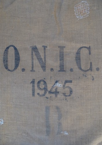 Ancien sac toile - ancien, jute