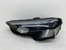 Audi A3 8Y Front Headlight Headlamp Left Full LED 8Y0941035F Black Genuine