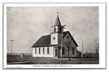 Granville Illinois ~ Street view of LUTHERAN CHURCH