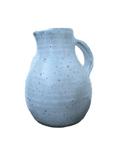 Norbert Pierlot Jeanne Signature Hulotte Owl Enamel Stoneware Pitcher circa 1960