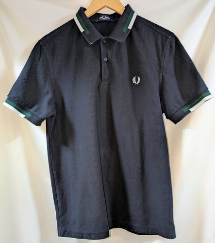 Fred perry polo côtelé - fred, noir