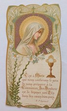 Ancienne image pieuse Souvenir